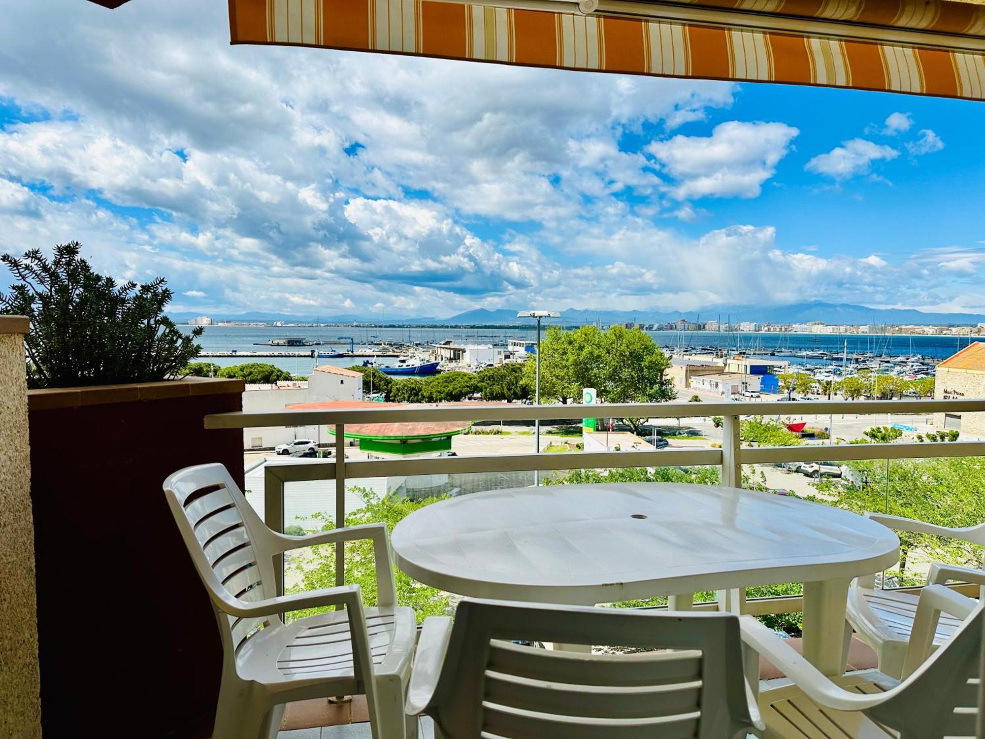 Roc Mar 3 3B - Apartamento Cerca Del Centro Y De La Playa - Terraza Con Vistas Al Mar Y Al Puerto Росес Екстериор снимка